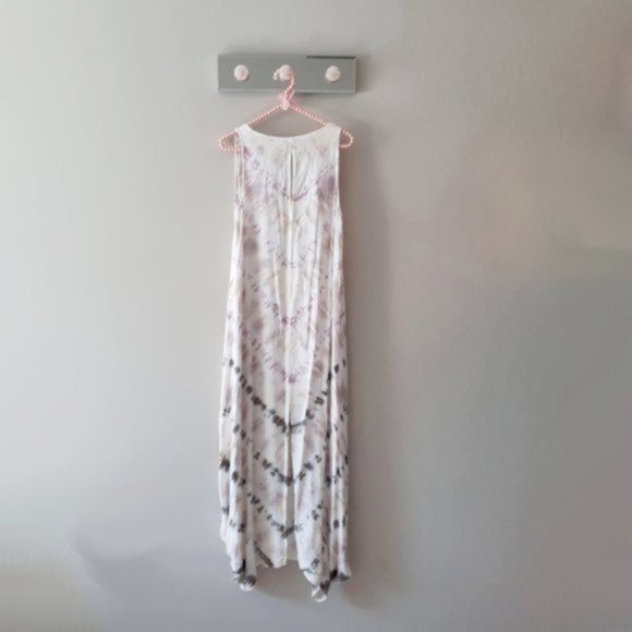 NWT Young Fabulous & Broke Ali mauve tie dye maxi dress, S - Picture 8 of 8